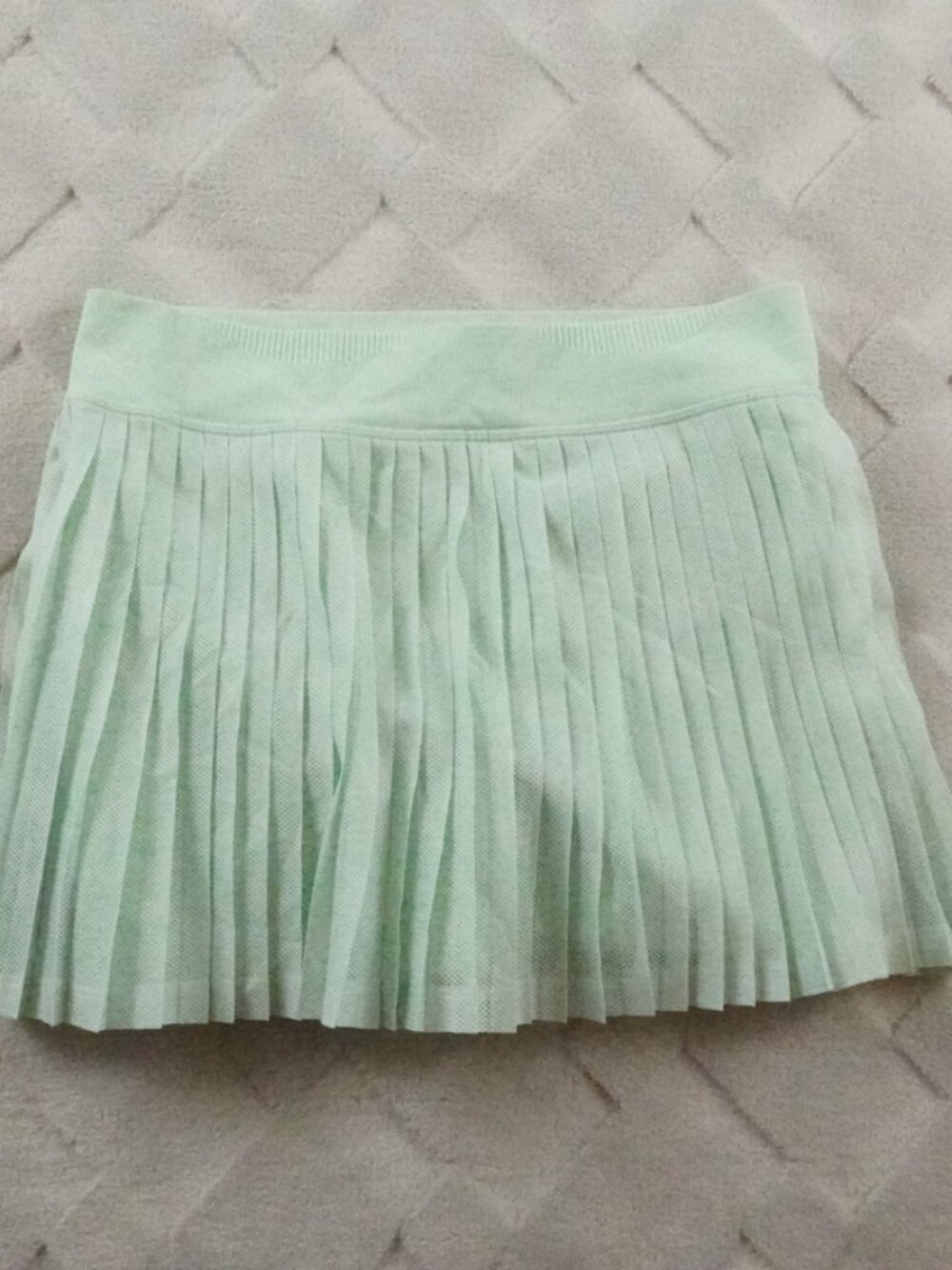 FP Movement by Free People Light Mint Pleated Tennis Mini Skirt
